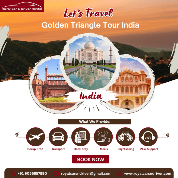 Golden Triangle Tour India: Delhi, Agra, Jaipur by Royal Car’s and Driver