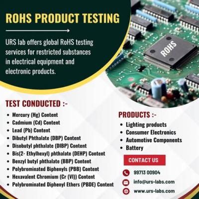 ROHS Compliance Testing Laboratory in Noida