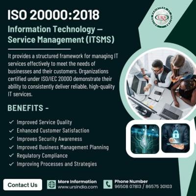 ISO 20000 Certification in Chennai - Chennai Other