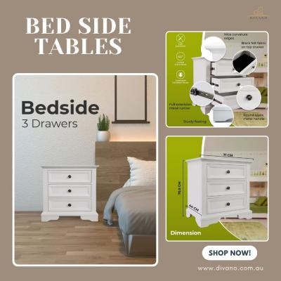 Buy Bedside Tables  - Sydney Furniture