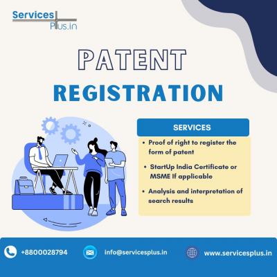 The patent registration in India becomes more streamlined through Service Plus operations.