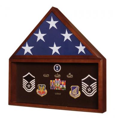 Flag and Memorabilia Display Case