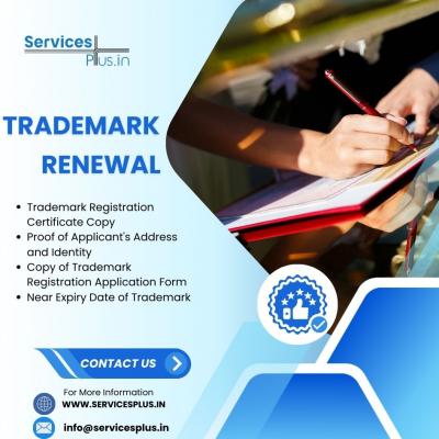 Say goodbye to complicated trademark renewals! Serviceplus makes online trademark renewal in India q