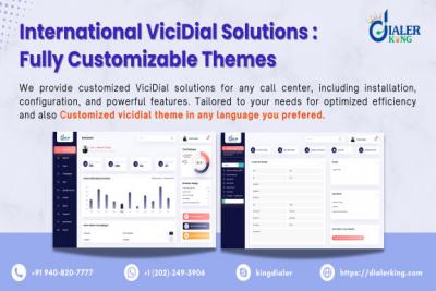 International ViciDial Solutions – Fully Customizable Themes 