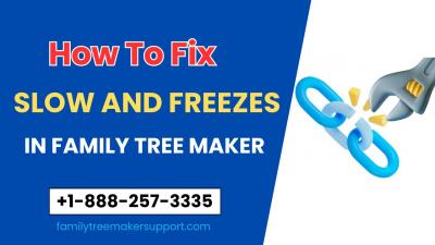 How to fix Slow and Freezes in Family Tree Maker