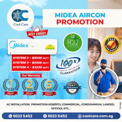 Midea Aircon promotion