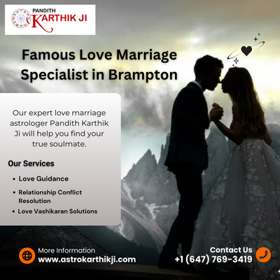 Famous Love Marriage Specialist in Brampton