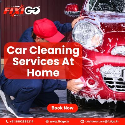 Effortless Car Cleaning at Home with FixiGo