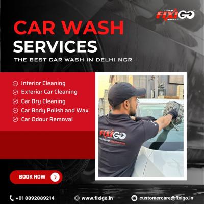 Easy & Quick Car Wash at Home with FixiGo!