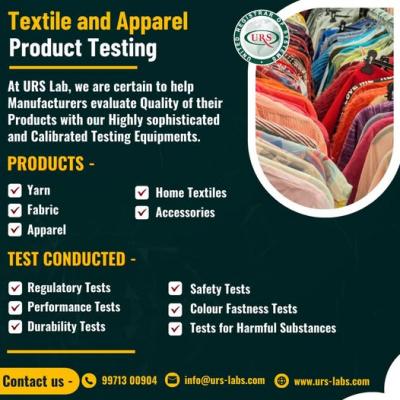 Textiles and Garments Product Testing Lab in India