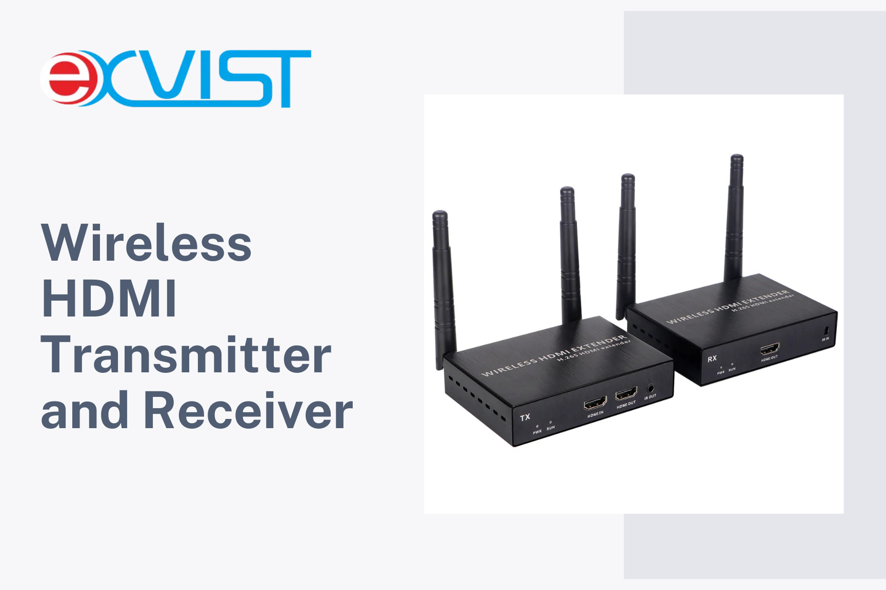 Wireless HDMI Transmitter and Receiver