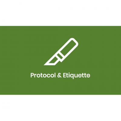 Between exporting the protocol and importing etiquette 