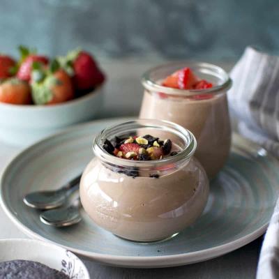 Recipe of chocolate custard