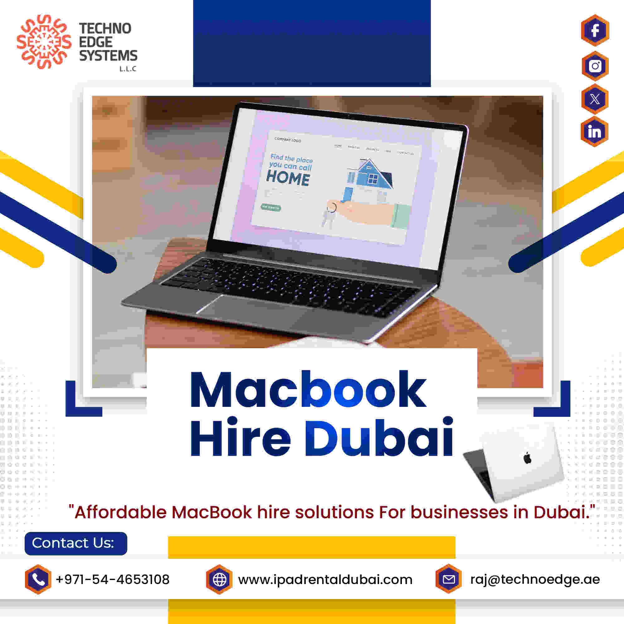 Power Your Presentations with MacBook Hire in Dubai Services 