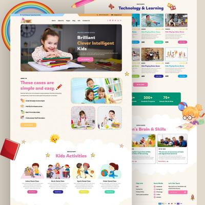 Kids Academy Website Home Page - New York Computer