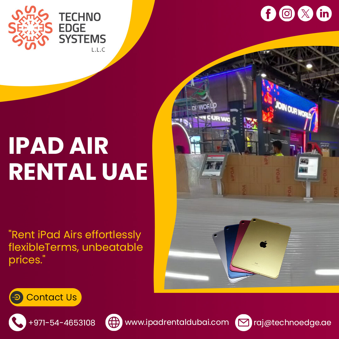 What Are the 3 Newest iPad Air Rentals in UAE?