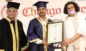 Receive an Honorary Doctorate Award from Chicago Open University