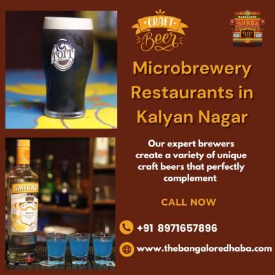 Microbrewery Restaurants in Kalyan Nagar | Group Dining in Kammanahalli