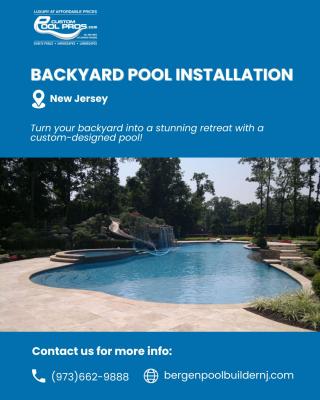 Backyard Pool Installation NJ - Other Other