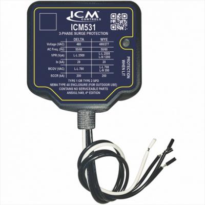 Icm Controls Icm531-3-Phase Nema4X 480V 200Ka | PartsHnC