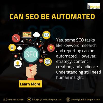 Can SEO Be Automated? - Dubai Professional Services