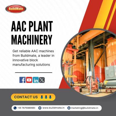 AAC Plant Machinery | 7675989961 | Buildmate