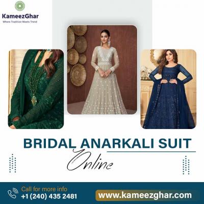 Bridal Anarkali Suit Online - Other Clothing