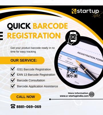 Quick Barcode Registration - Delhi Professional Services