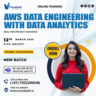 Aws Data Engineering with Data Analytics online Upcoming New Batch