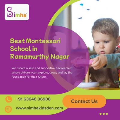 Best Montessori School in Ramamurthy Nagar | PreNursery School in Ramamurthy Nagar