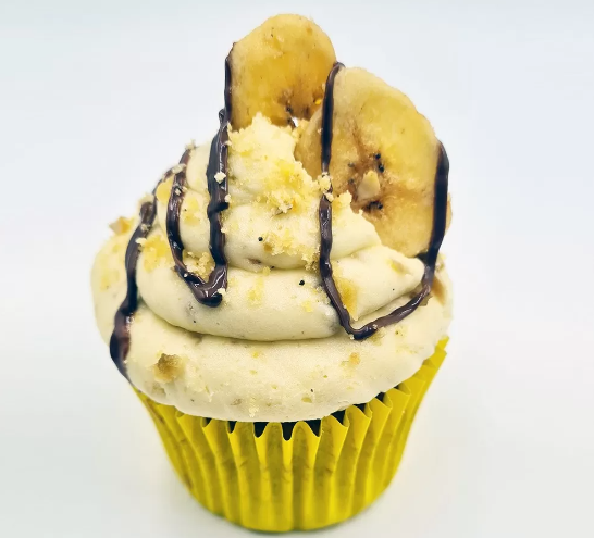 Banana Nutella Cupcake