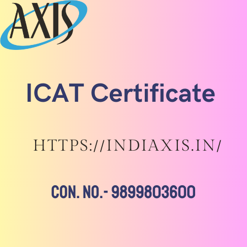 ICAT Certificate  - Delhi Professional Services