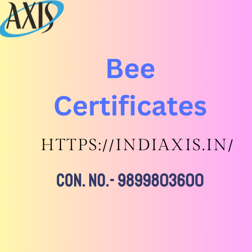 Bee Certificates - Delhi Professional Services