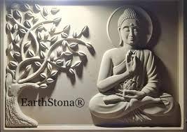 Buddha Stone Wall Mural | EarthStona