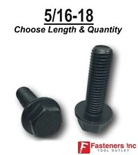 5/16-18 Grade 8 Flange Frame Bolt Black Phosphate & Oil (All Sizes & Qty's 5/16 - Redding - US"