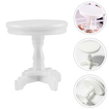 Figurines Miniature Furniture Scene Models Small Round Table Workbench Micro