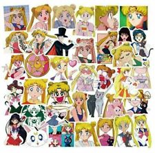 50Pcs Sailor Moon Stickers Bomb Decals Pack Car Skateboard Laptop Luggage Lot