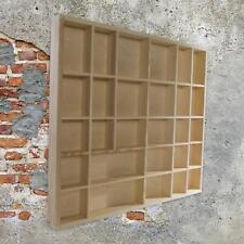 Wooden Display Shelves 28 Compartment Wall-mounted Hanging Floating Storage Unit