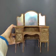 1/12 1/6 Scale Dollhouse Miniatures Unfinished Dressing Table Stool Furniture