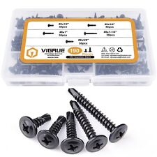 410 Stainless Steel #8 x 1/2 to 11/2 Self Drilling Tek Screw Assortment Kit - Miami - US