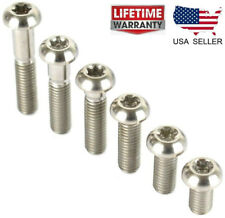 M8 Titanium Button Head Bolt Screw Torx T40 15,18,20,25,30,35,40,45,50,55,60 mm - Irvine - US