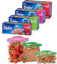 Ziploc Food Storage and Sandwich Bags Variety Pack,166 Bags Total