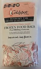 1950's Sears Coldspot Frozen Foods Bags Plastic 4x2x12 * Original Package NOS