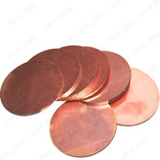 Pure copper Cu Metal Sheet Round Copper Sheet Solid Copper Disc Select Size - CN