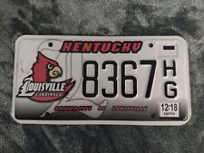🔥* COLLECTIBLE * Louisville Cardinals License Plate Automotive Decor Man Cave