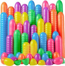 200 PCS 2.3 Plastic Easter Eggs, Empty Easter Eggs Fillable Colorful Bright - Tempe - US"