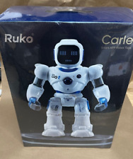 Ruko Carle 1088 Smart Robots for Kids, Large Programmable Interactive, Blue - Springville - US