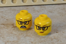 LEGO Head GLASSES Smart Frames Sly Smile and YIKES Teeth Frown Scared WOW Mole - Joshua Tree - US