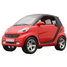 Red 1:32 Model Car Metal Diecast Toy Vehicle Kids Sound Light For Smart ForTwo A - US