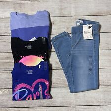 Girls Lot Of Clothes For Fall/Winter Size L (10-12). NWT! 3 Tops And Jeggings.